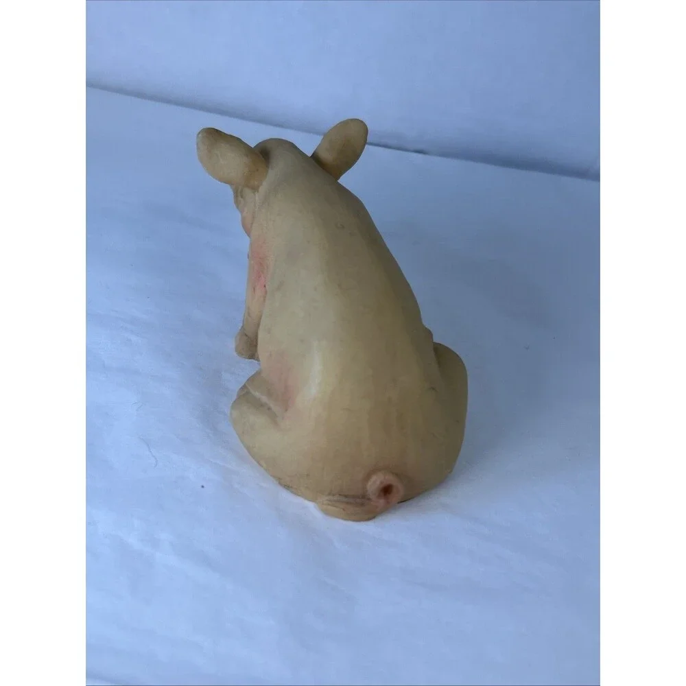 PINK Pig Figurine Resin? Detailed Country Cottage Farmhouse Animal Pet Farm